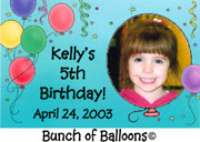 Bunch of Balloons Photo Magnet