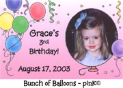 Bunch of Balloons - Pink