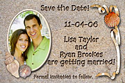 Seashell Save The Date