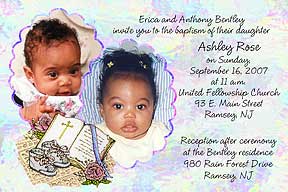  Bible Christening Invitation