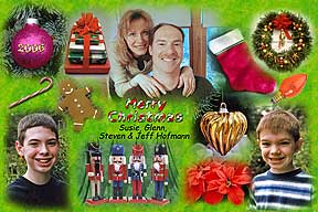 Collage Christmas Photo Card