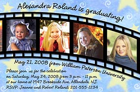 Filmstrip Photo Graduation Announcement