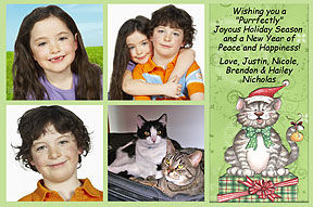 Meowy Photo Christmas Cards