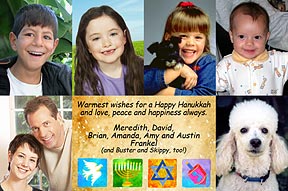 6-Photo Hanukkah Photo Card
