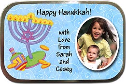 Hanukkah Photo Mint Tins