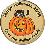 Halloween black cat background