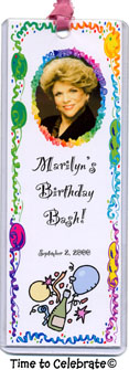 Time To Celebrate Photo Bookmark Favors