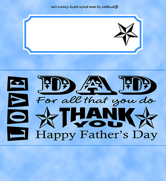 Free Printable Printable Father S Day Candy Bar Wrapper Template