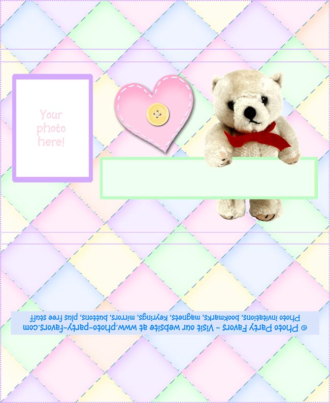 Baby Free Printable Chocolate Bar Wrapper