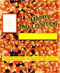Candy Corn Halloween Chocolate Bar Wrapper