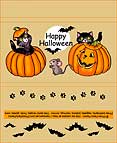 Black Cats Halloween Chocolate Bar Wrapper