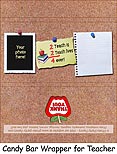 Teacher Appreciation Photo Chocolate Bar Wrapper