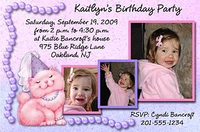 Diva Photo Birthday Invitation