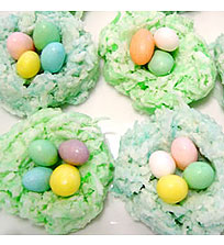 Easter candy birds nest recipe