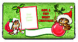 Christmas Kitty Photo Candy Bar Wrappers