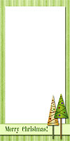 Free Printable Christmas Trees Note Paper