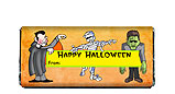 Halloween Monsters Chocolate Bar Wrapper