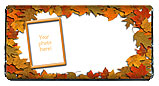 Autumn Leaves Candy Bar Wrapper