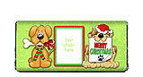 Puppy Christmas Candy Bar Wrapper