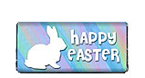 Easter Bunny Silhouette Candy Bars
