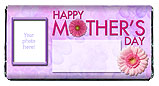 Mother's Day GerbernDaisyCandy Bar Wrapper