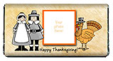 Pilgrims Thanksgiving Candy Bars