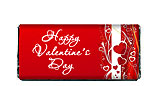 Romantic Red Valentine Candy Bar Wrapper