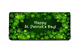 Shamrocks St. Patrick's Day Chocolate Bar Wrapper