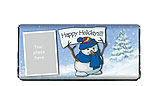 Happy Holidays Snowman Bar Wrapper