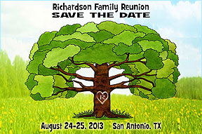 Family Tree  Reunion Save the Date Cards