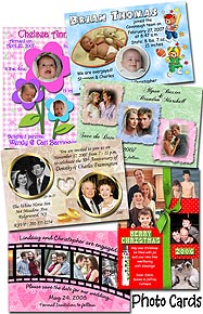Photo cards, Invitations and Announcements