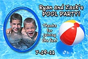 Pool Party Photo Magnet