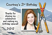 Ski Party Photo Magnets