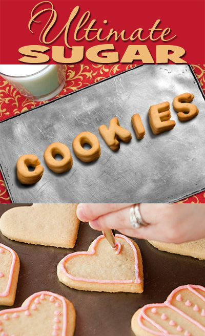 Ultimate Sugar Cookies are simply the BEST sugar cookies you've ever tasted. Thin, crisp and so delicious you don't even need icing (but the recipe is included).